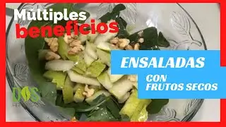 Ensaladas con FRUTOS SECOS 😍 Múltiples beneficios