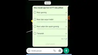 Membuat Polling/Vote di Whatsapp Terbaru | BELUM BANYAK YANG TAHU !!!