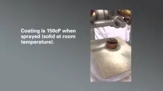 AccuCoat® System from Spraying Systems Co  Applying Glaze on Cinnamon Rolls