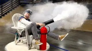 Fire Extinguisher Hovercraft! Camp CrunchLabs Week 8