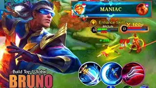 New Bruno Emblem Mage - Build Top 1 Global Bruno ~ MLBB 🔥
