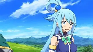 Aqua being a Dumb Goddess for one whole minute Konosuba!