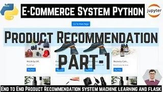 Building an E-Commerce Recommendation System with Python Flask and Machine Learning Hindi  Part-1