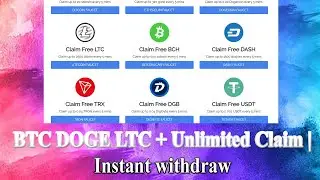 Claimfreecoins.io | BTC DOGE LTC + Unlimited Claim | Instant withdraw 2022