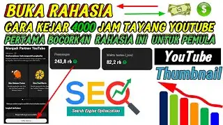 Cara Cepat Tembus 4000 Jam Tayang Satu Bulan Monetisasi Dan Cara Kembangkan Akun Youtube SEO