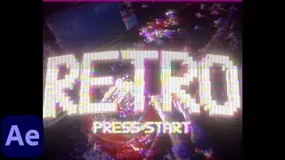 The Forgotten RETRO Video Game Style - After Effects Tutorial