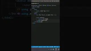 Audio Tag | Html Css 