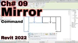 09-How can I use Mirror command in Revit 2022? | For Beginners |