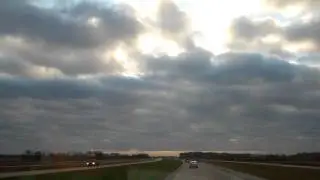 Rainbow Clouds All Through Sky!! HAARP?! Strange  Sunrise!! 1-19-12