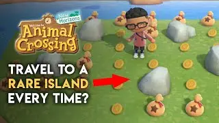Always Travel To A RARE ISLAND With One Trick? - Animal Crossing: New Horizons
