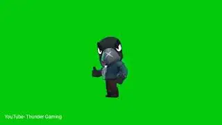 Brawl Stars CROW GREEN SCREEN CHROMA KEY (FREE TO USE) | BRAWL STARS GREEN SCREEN