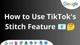 How to Use TikTok's Stitch Feature !!