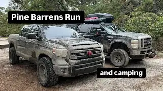 Pine barrens run and camping