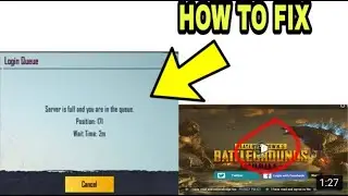 Server is full you are in queue problem?