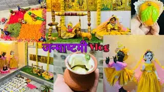 कैसे मनाई हमने जन्माष्टमी || vlog || Artistry with Krishna