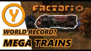 WR? Factorio MEGA TRAIN! Showcase edition