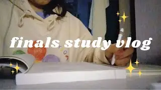 cramming for finals again | vlog 🐻