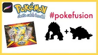 FUSING TWO POKEMON FROM SHINING FATES! DRAWING CHALLENGE