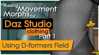 Adding Movement Morphs to Daz Studio Clothing with D-former Part 1