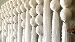 Today's job:A large wall hanging again. I really like this minimalist design! #macrame