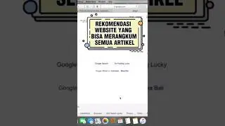 WEBSITE RECOMMENDATIONS SUITABLE FOR SUMMARIZING ARTICLES 