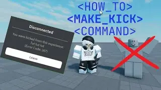 HOW TO MAKE A KICK COMMAND | ROBLOX STUDIO