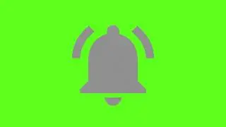 Bell Icon Animation Copyright free video | Green Screen Animation