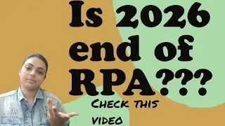 is 2026 end of #rpa true or not  #rpamyth #rpajobs #rpamarket #itmarket #job2024 #hiring #viralvideo