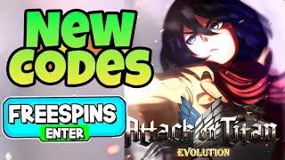 ALL NEW WORKING CODES FOR ATTACK ON TITAN EVOLUTION IN 2023! ATTACK ON TITAN EVOLUTION CODES