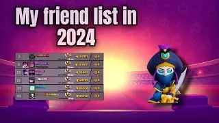 My FRIEND LIST in 2024!