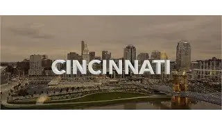 Downtown Cincinnati, Ohio Drone Footage