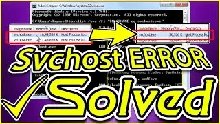 ✔ How To Solve Svchost.exe (netsvcs) High Memory | High CPU and RAM usage problems
