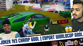 Soul 🔥 Joker 1v3 Godlike, Target reply,GodL Esport WorldCup, Mayavi Tutu 🥵