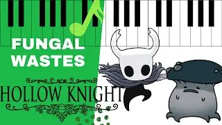 Fungal Wastes - Hollow Knight [Piano tutorial]