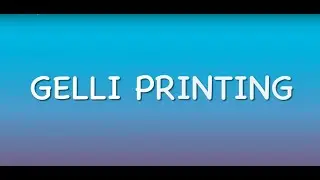 Gelli printing tutorial
