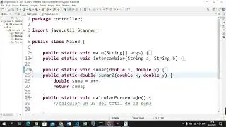 Metodos en Java + variables globales y locales en java