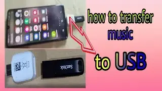 HOW TO TRANSFER MUSIC TO USB USING CELLPHONE 📱