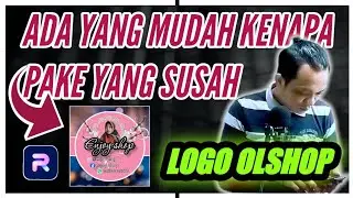 cara membuat logo olshop simpel dan mudah di photo room