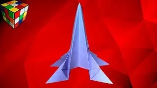 How to make a rocket of paper. Rocket origami do it yourself. DIY paper crafts