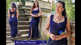 Rochia Ducesa: colectia Royal, marca Vise Impletite #rochecrosetata