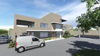 Arikoglu Arkitekt - DAKO headquorters, Yunusoglu Adana TR, Schematic Design Animation