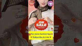October 24, 2024How to Tie Wear & Style 6in x 60in (15cm x150cm) Long Silk Scarf Tips #18 #Shorts