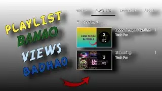 How To Create Playlist On YouTube Channel In 2022 || Playlist Kaise Banaye || Tech For
