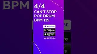 4/4 CAN'T STOP POP DRUM BEATS TEMPO 115 v3 | DRUM PATTERN | DRUM LOOP