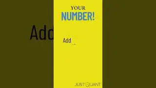 Math Magic Trick - Math Tricks - Fun with Math 