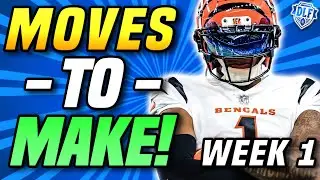 5 Moves to Make For Week 1 of the 2024 Season!