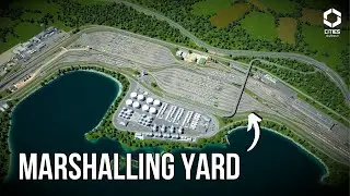Building an Industrial Train Yard in Cities Skylines 2 | AB 4