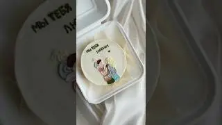 Торт с рисунком семьи! Как вам?
