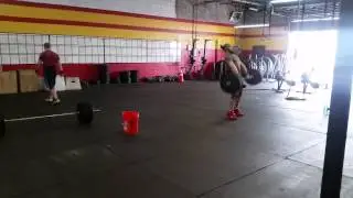 Coaches WOD:Clean and jerk 225# 60 reps for time.