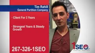 1SEO.com Client Testimonial - General Partition Company